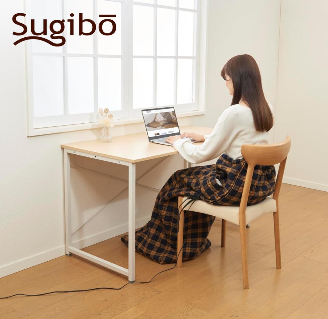 新品 電気足温器 日本製 洗える タイマー付 省エネ ベージュチェック