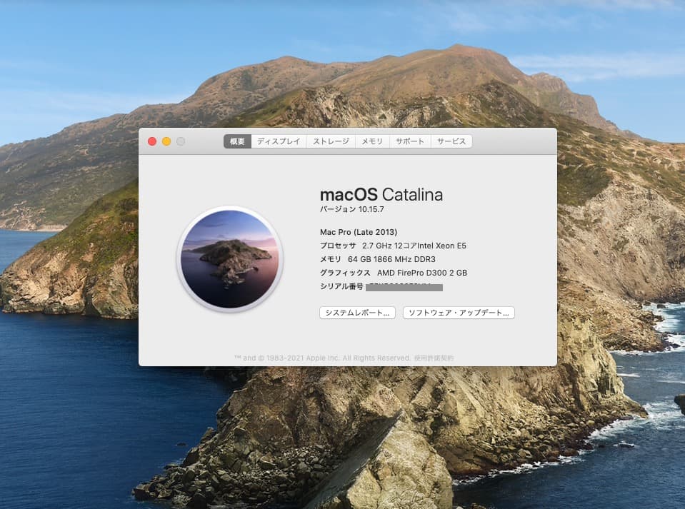 Macデスクトップ Mac Pro 2013 12core 64GB 1TB