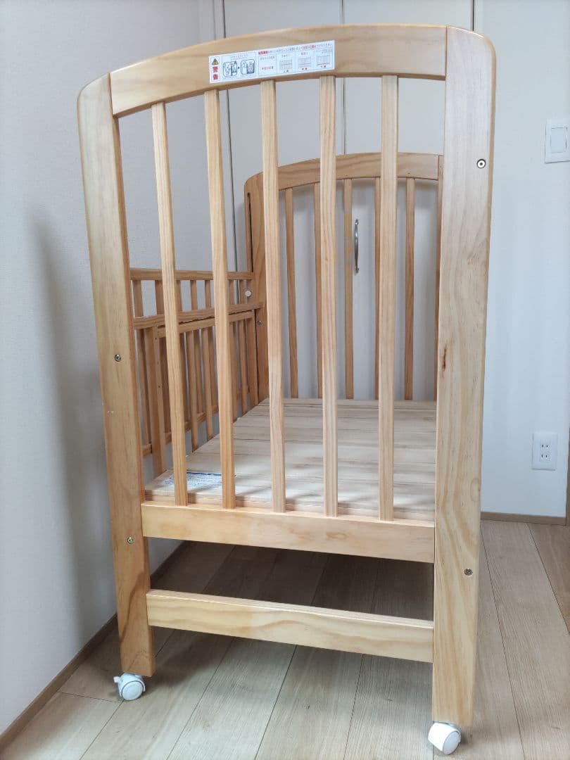 カトージ　KATOJI　ベビーベッド　ハイポジションミニ