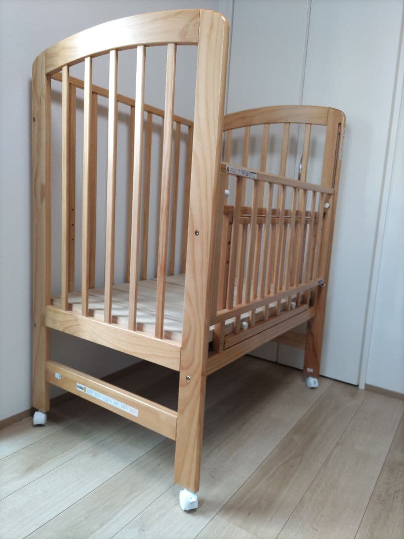 カトージ　KATOJI　ベビーベッド　ハイポジションミニ