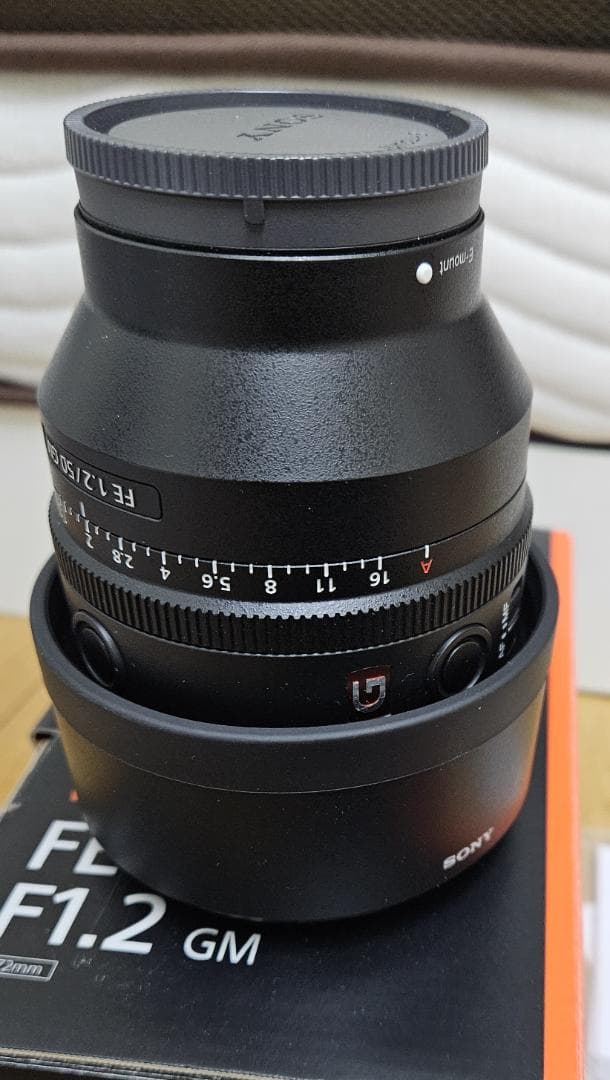 SONY FE 50mm F1.2 GM レンズ（プロテクターレンズ付き）