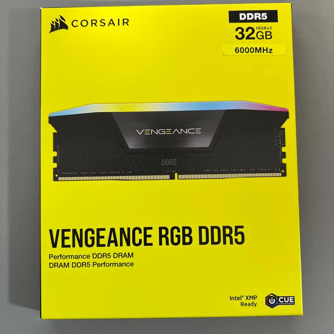 メモリー CORSAIR VENGEANCE RGB DDR5 32GB
