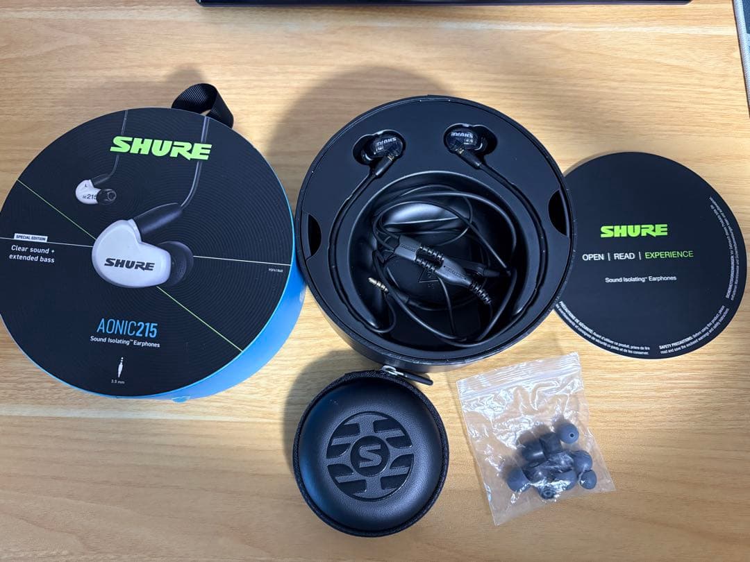 shure se215 クリアブラック