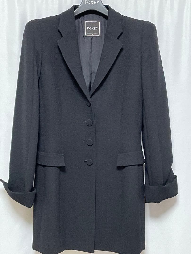 専用　　　FOXEY テーラードジャケット ブラック 40