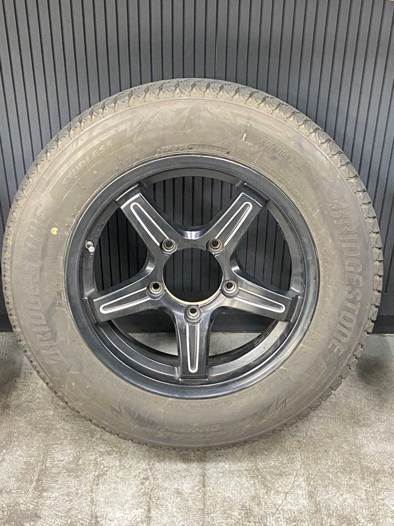 ジムニー 純正アルミ ブリヂストン ブリザックDM-V3 スタッドレス