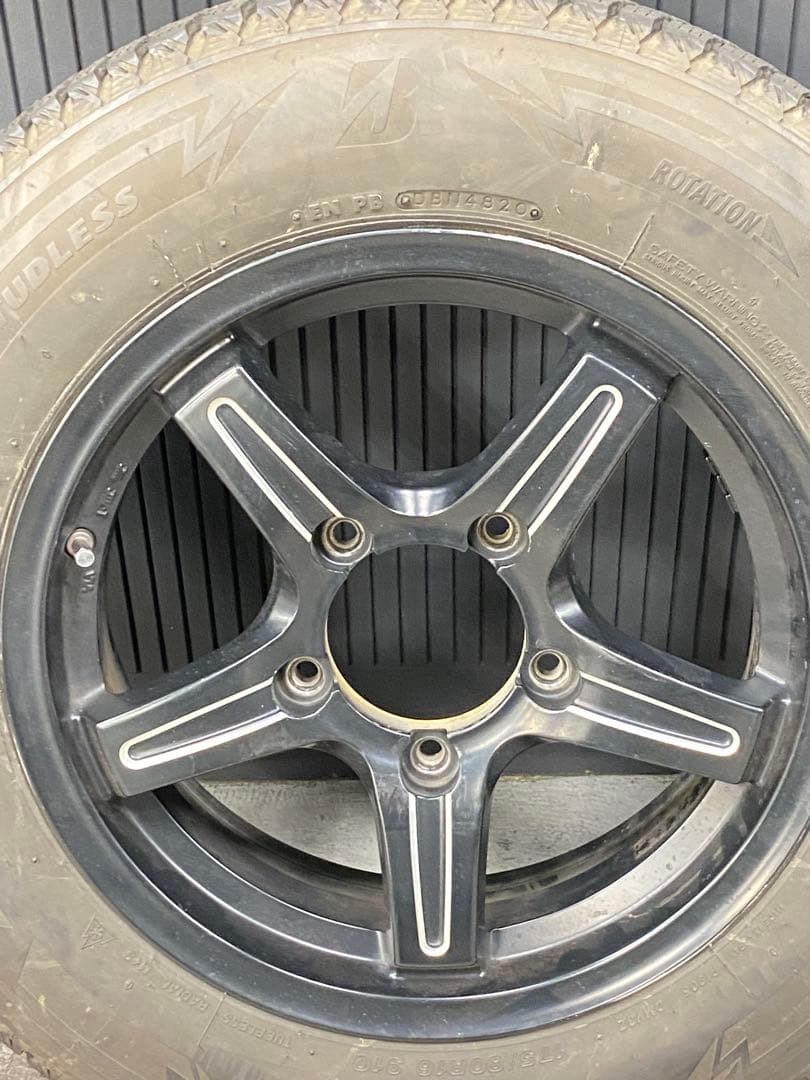 ジムニー 純正アルミ ブリヂストン ブリザックDM-V3 スタッドレス