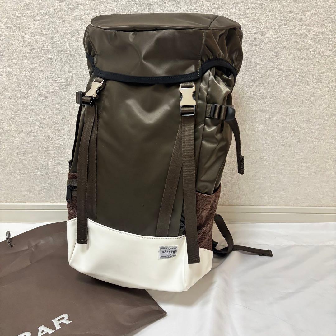 【新品未使用】PORTER ポーター　ストーム　リュック　吉田カバン　オリーブ