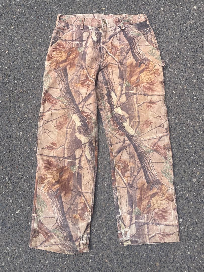 Carhartt リアルツリーカモ ペインターパンツ 34×32