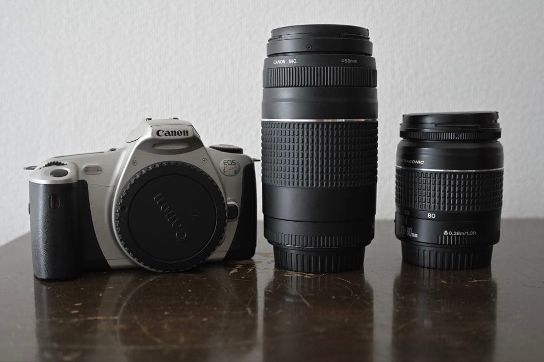 Canon フィルム一眼セット♡ EOS Kiss+EFレンズ2本｜動作確認済