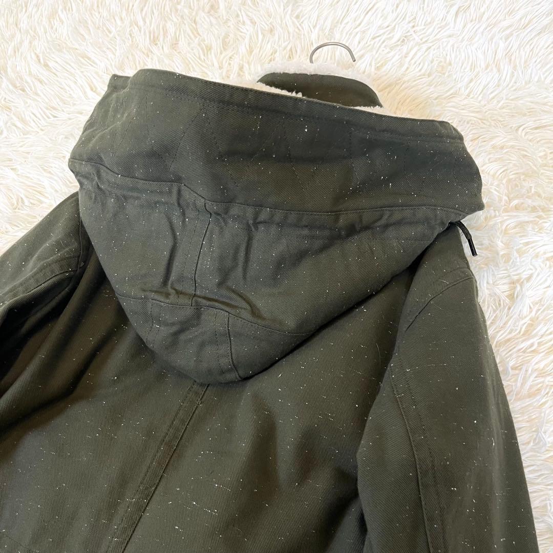 極美品✨ デンハム ボアライナー付 マウンテンパーカー モッズコート 3way