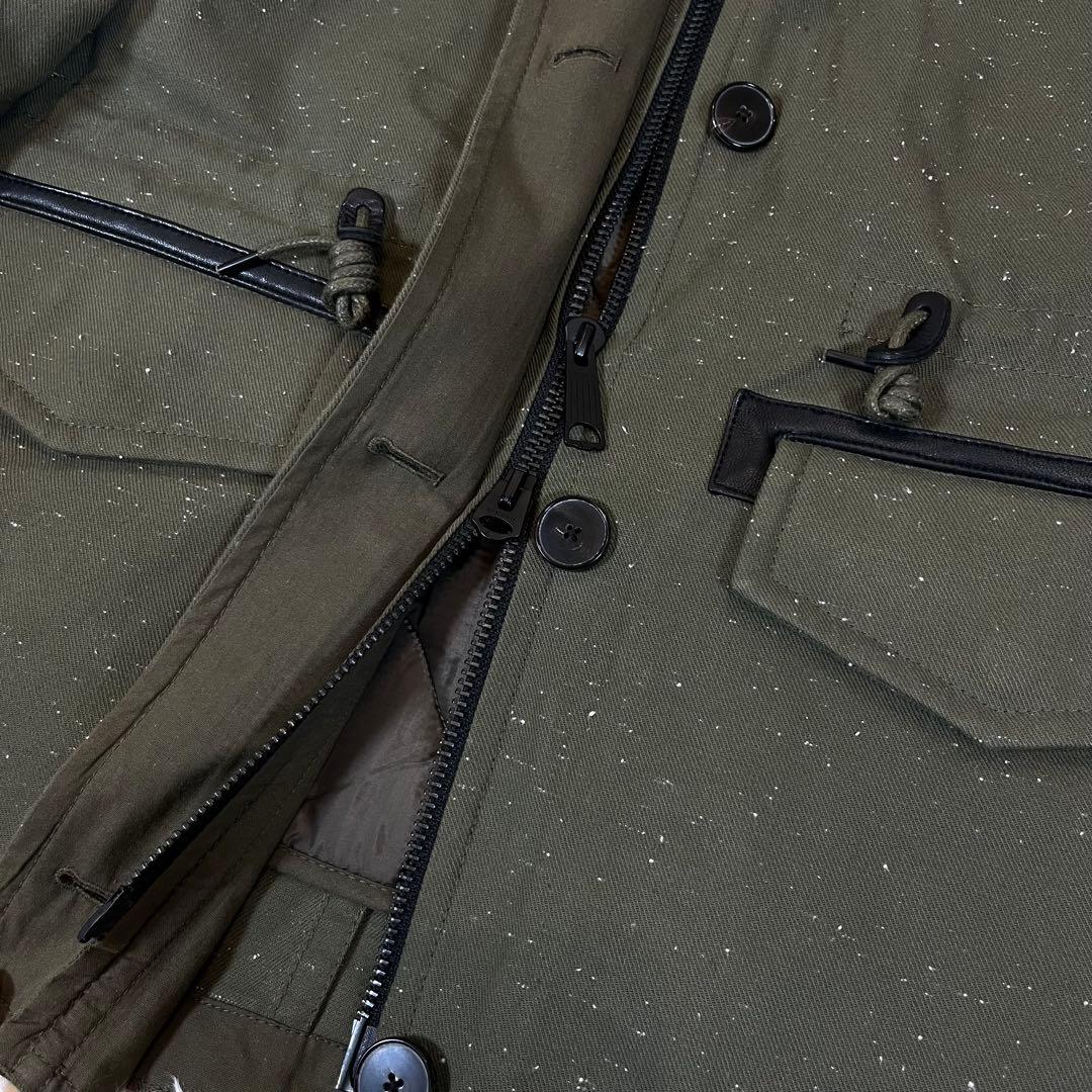 極美品✨ デンハム ボアライナー付 マウンテンパーカー モッズコート 3way