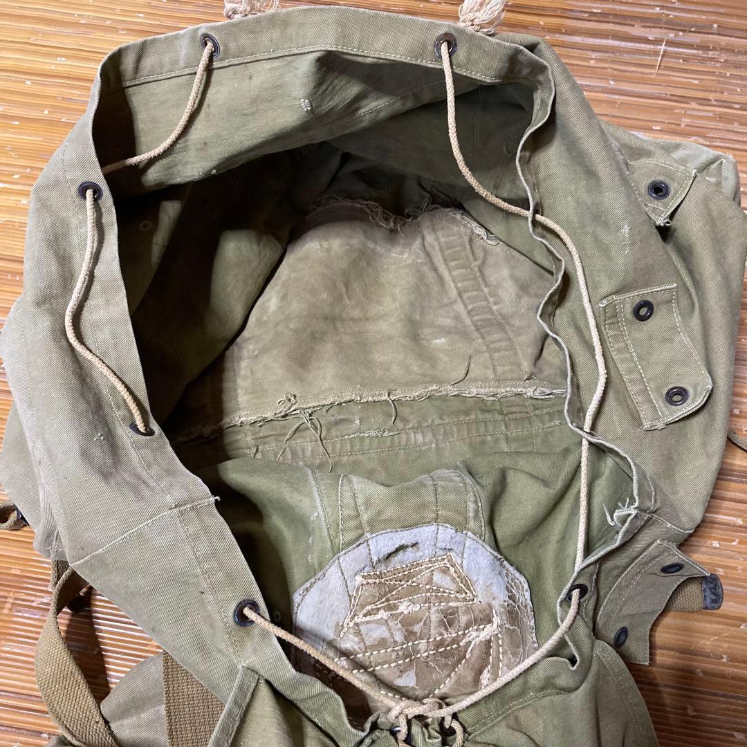 暇人様 WW2 40s US.ARMY Cotton Canvas Bag