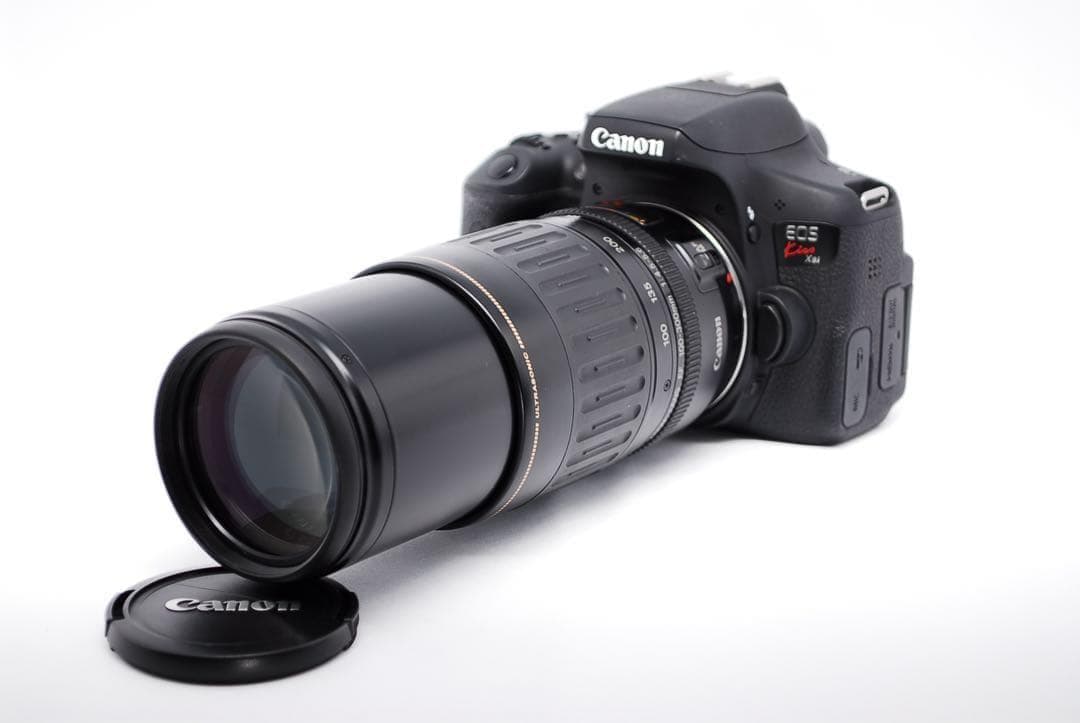 高性能一眼レフ✨Canon Kiss X8i✨超望遠レンズ付Wレンズ✨