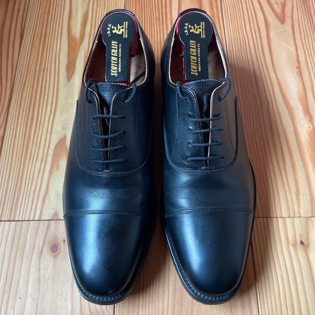 【美品】 SCOTCH GRAIN F-9052 EEE 25.5cm 冠婚葬祭