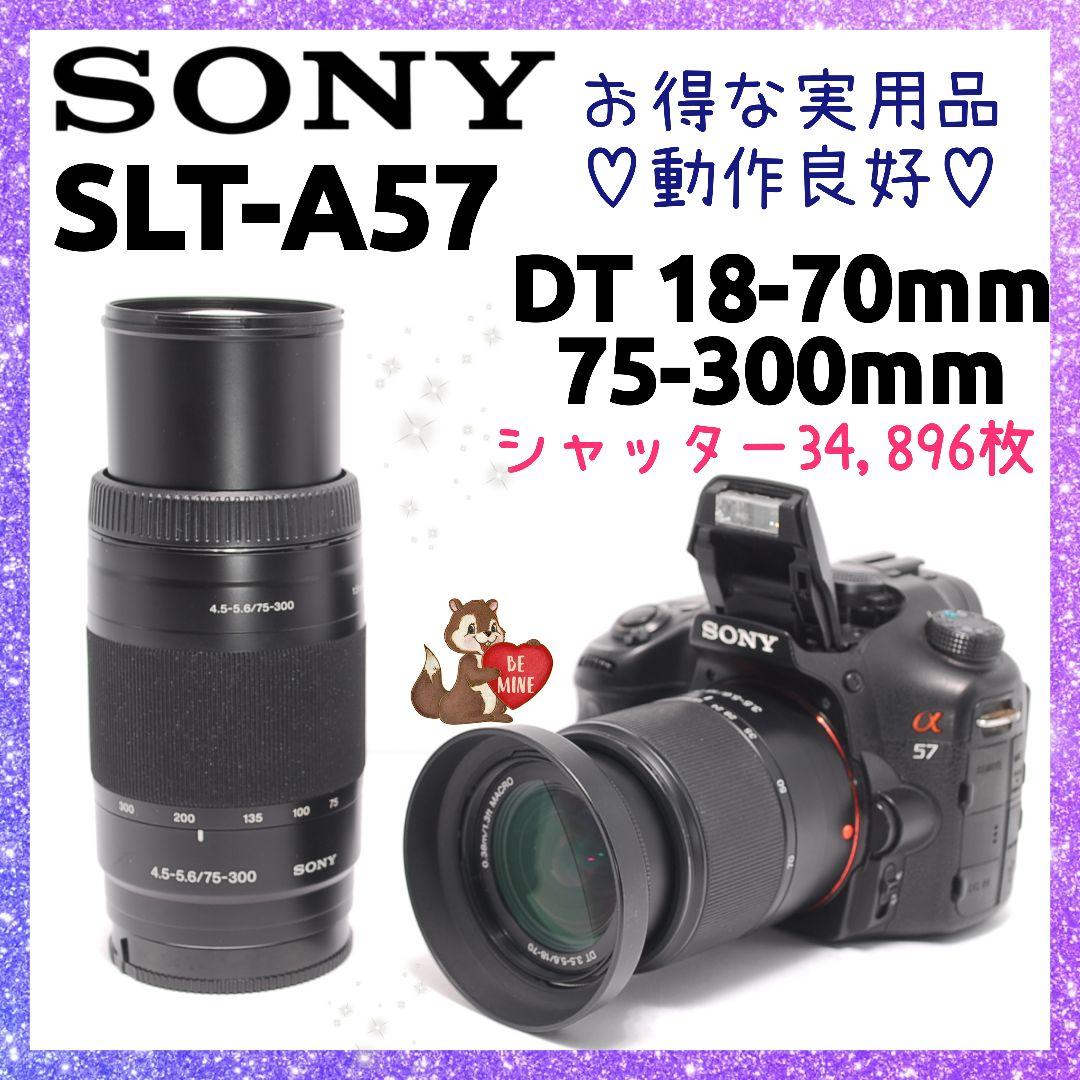 ❤即購入1000円OFF❤実用品❤ SONY α57 超望遠レンズ ダブルズーム