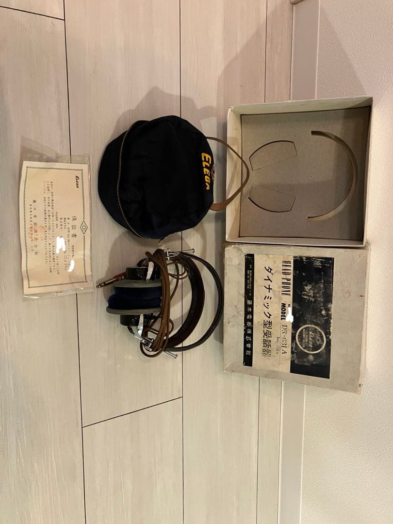 【レア出品】 ELEGA DR-631A ダイナミック有線ヘッドフォン