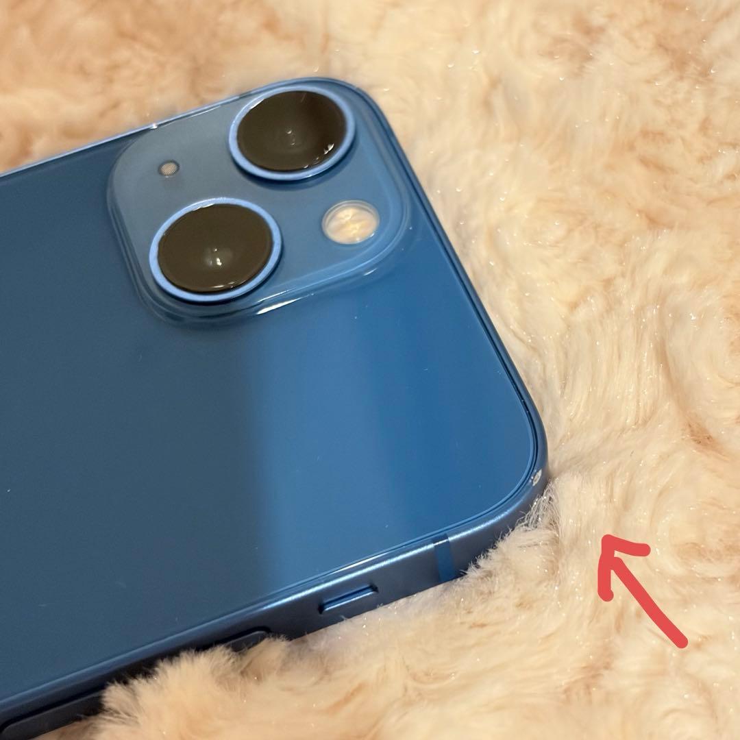 iPhone 13 mini ブルー 128GB 箱つき SIMフリー 85％