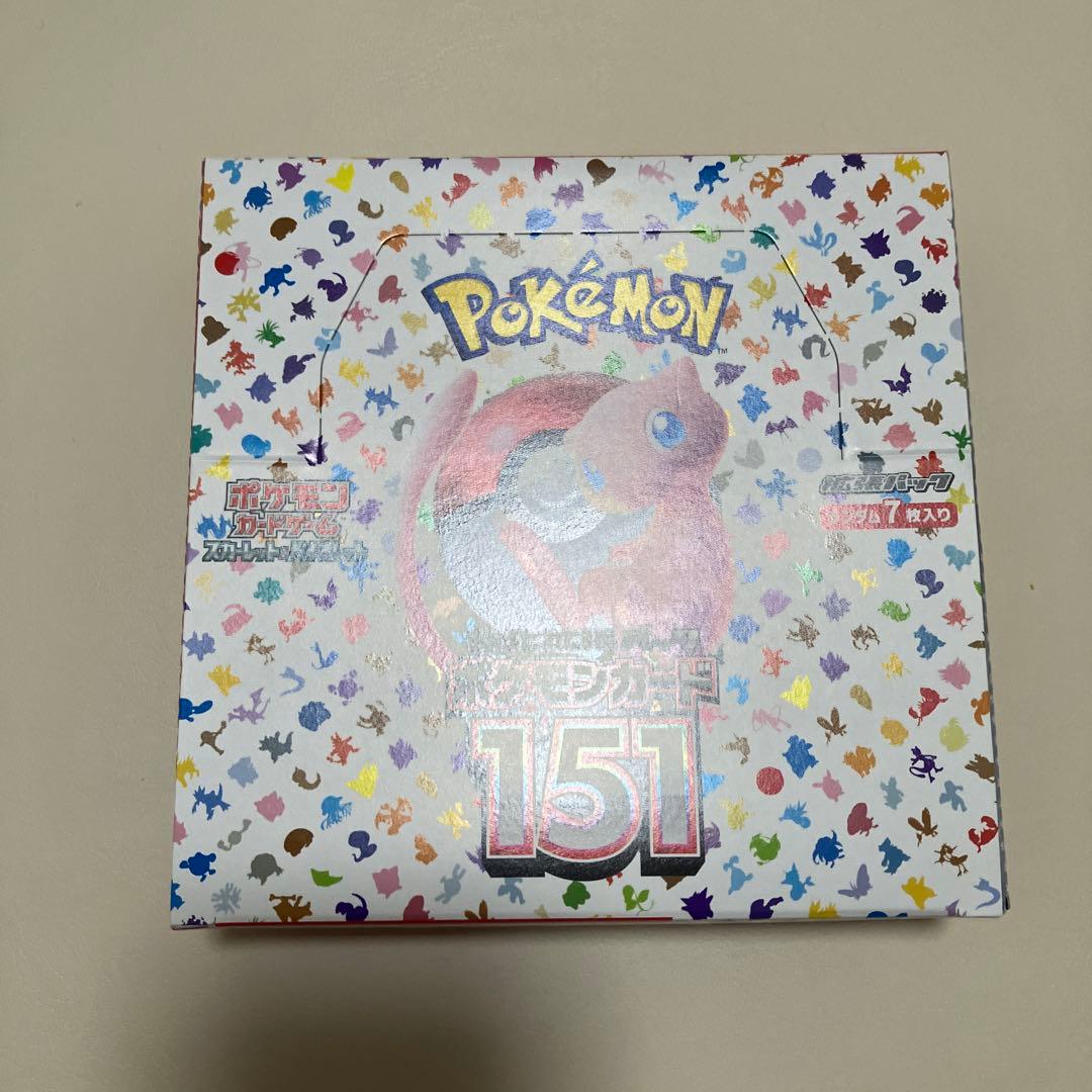 ポケモンカード151 ボックス　シュリンク無し