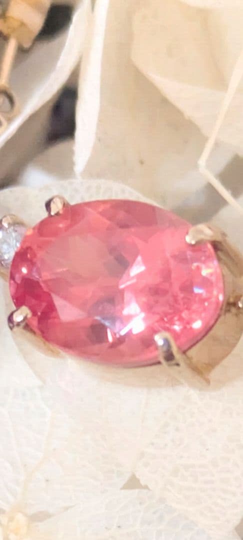 天然ロードクロサイト　 (インカローズ) オーバルミックス カット ネックレス