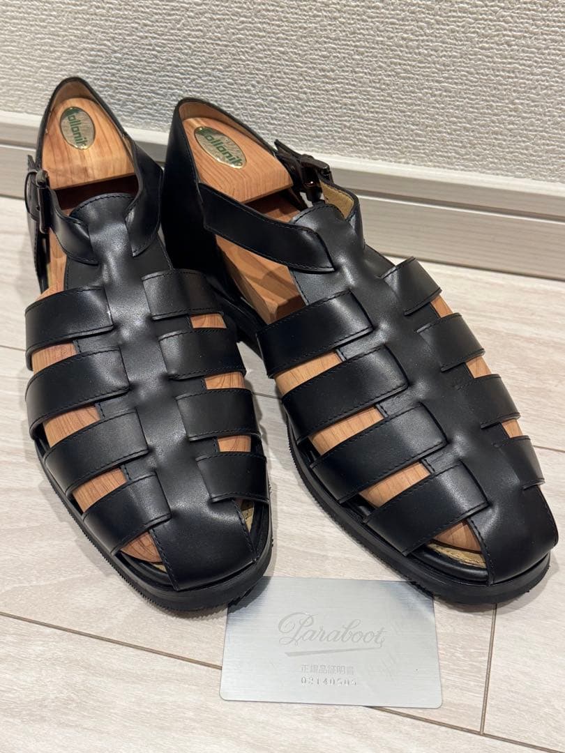 PARABOOT×TOMORROWLAND FERRET レザー グルカサンダル