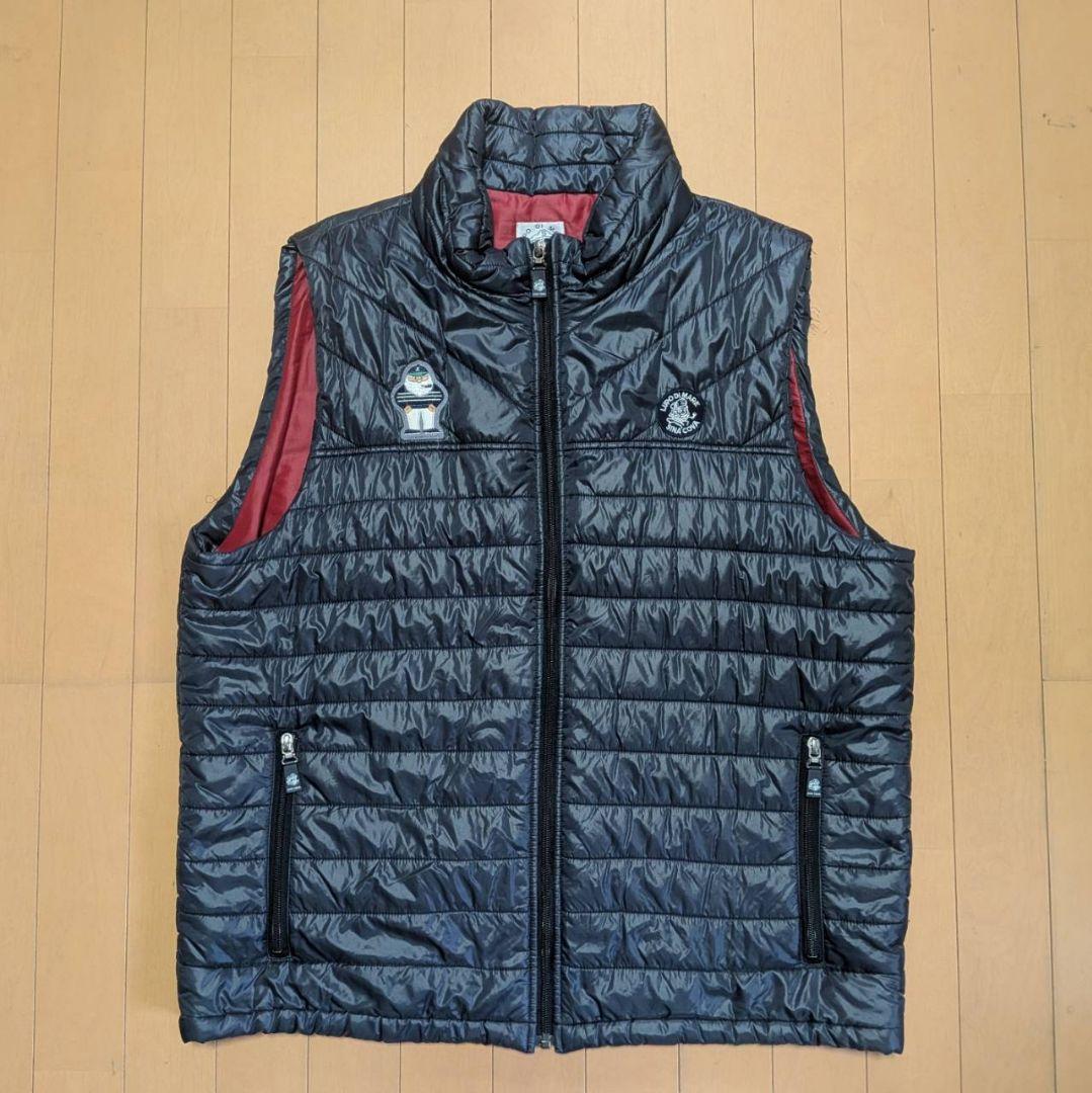 黒いキルティングベスト サイズIII