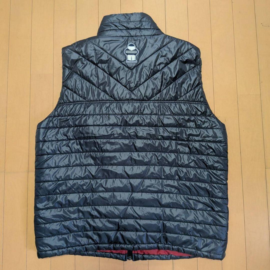 黒いキルティングベスト サイズIII