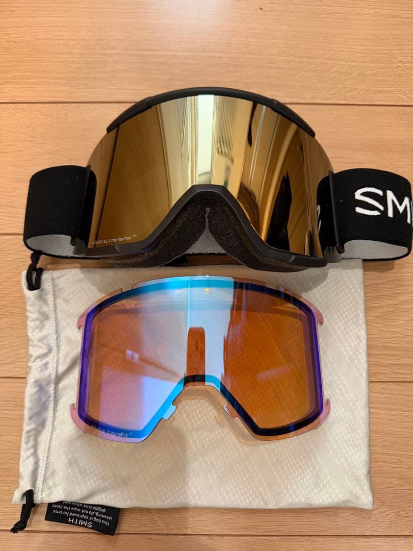 Smith スノーゴーグル 交換レンズ付き