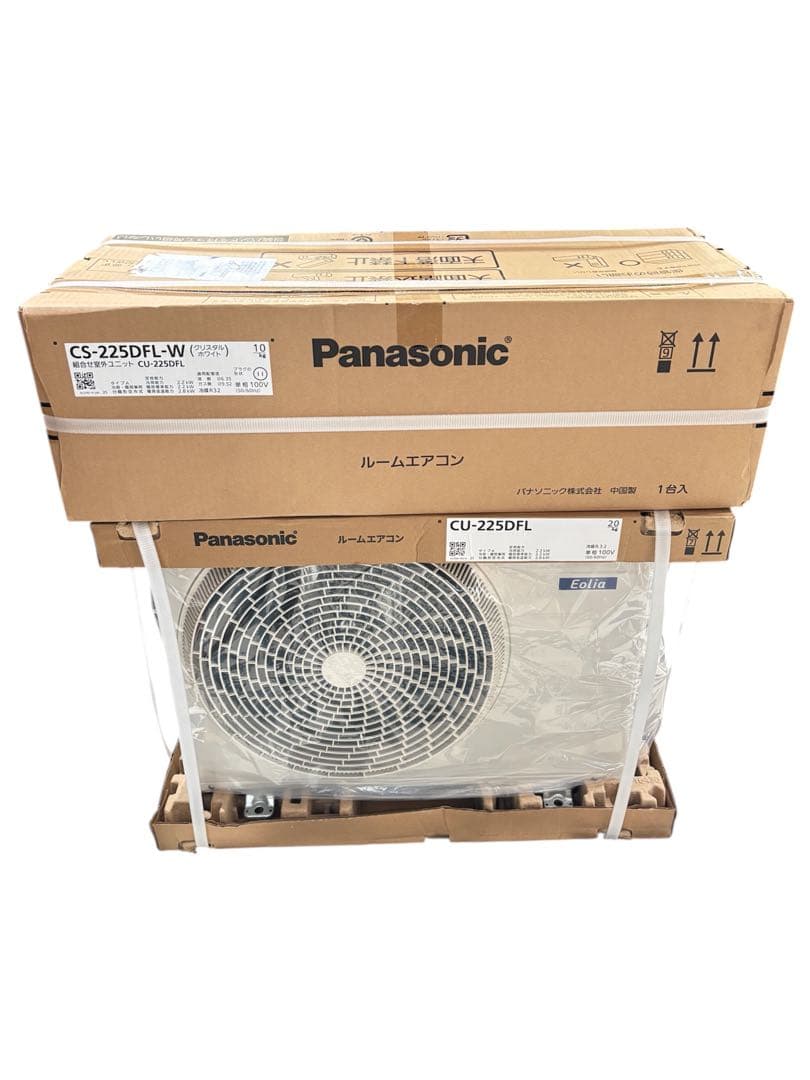 新品未使用　Panasonic エアコン　CS-225DFL-W 6畳用