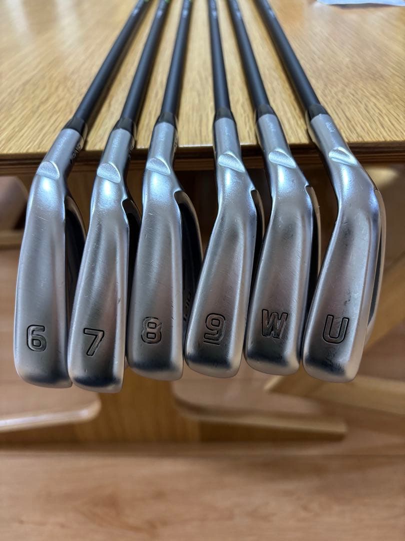 PING i210アイアン　TRAVIL 95S 6番〜UW 6本セット黒ドット