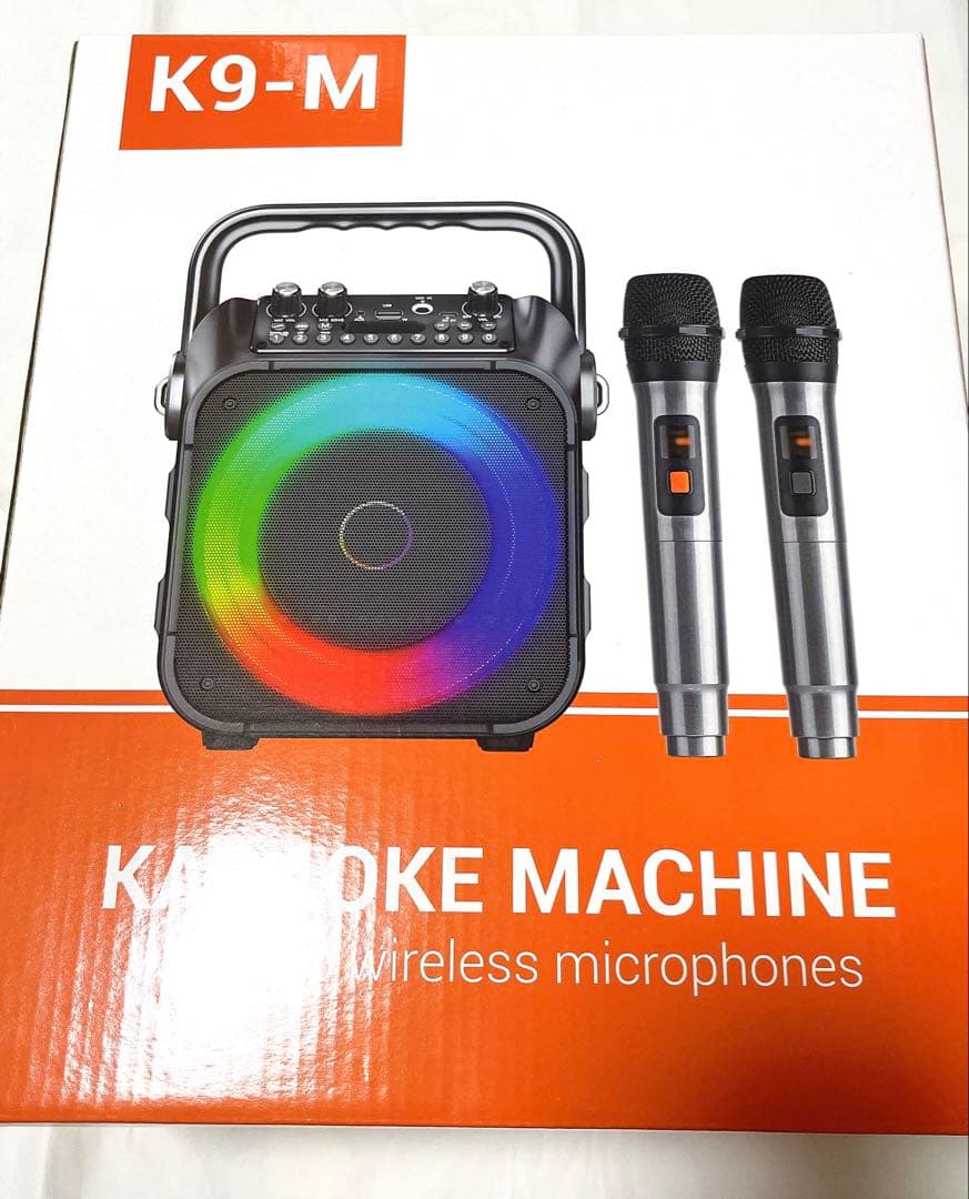 ✨カラオケセット スピーカー✨家庭用 ワイヤレスマイク Bluetooth 小型