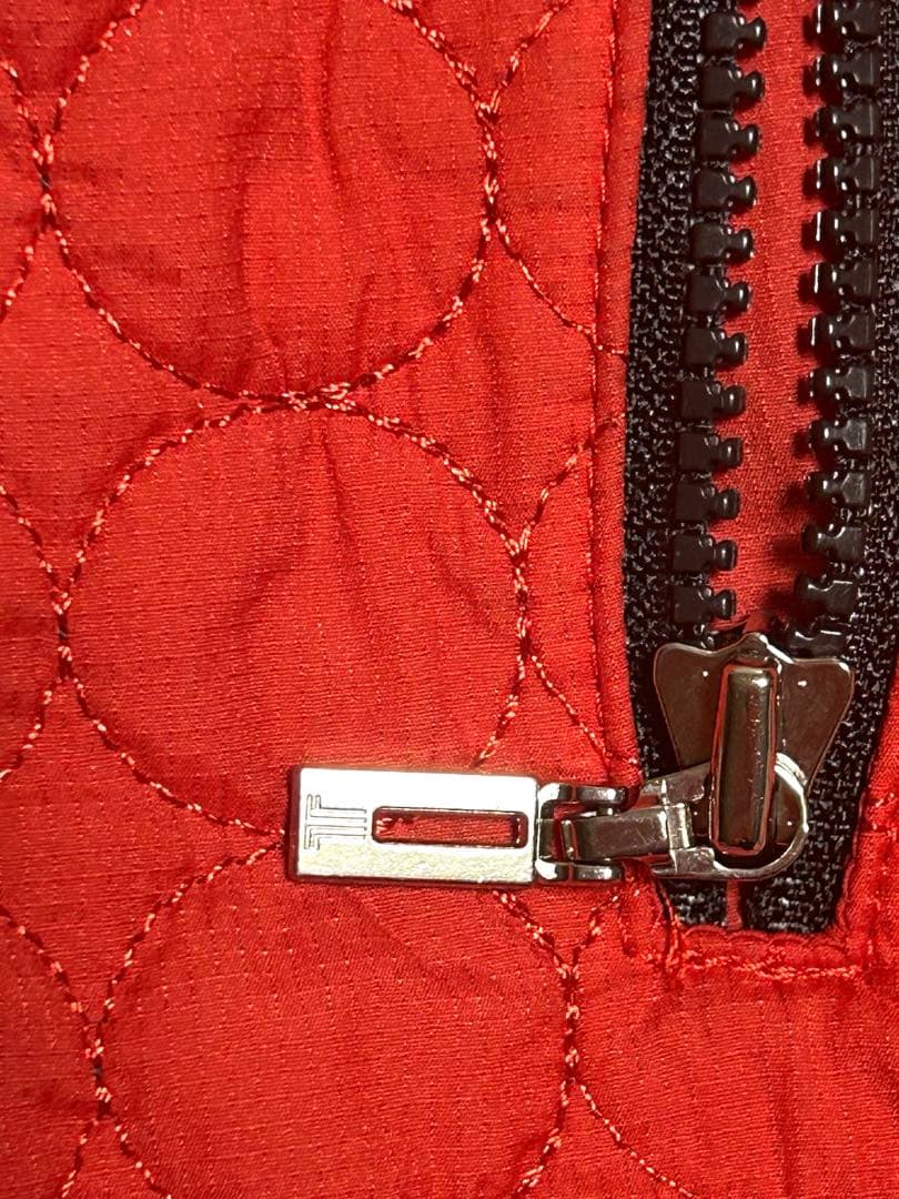 美品！ランバンスポール38 フード付キルティング中綿　裏地蓄熱保存ワンピース