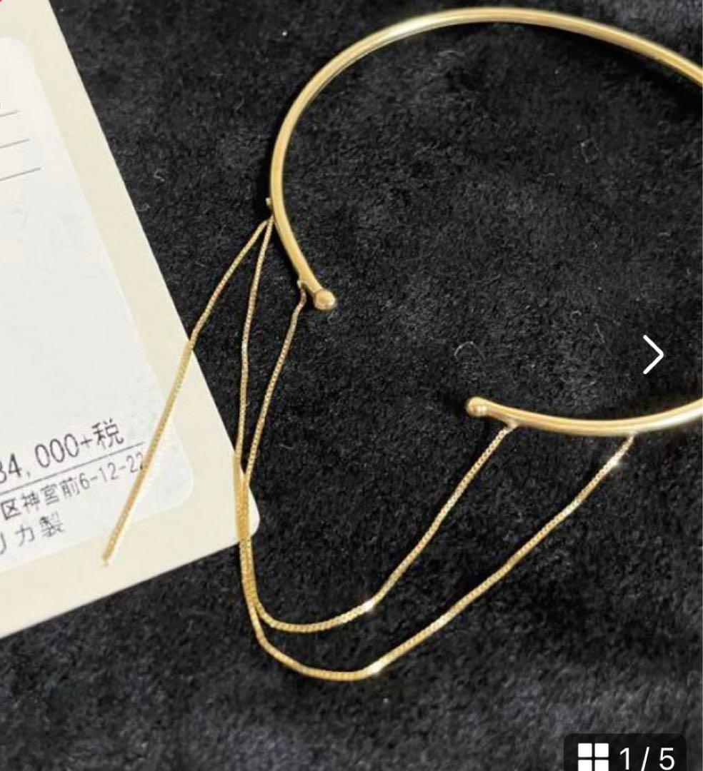 ゴールド チェーンバングル Loren Stewart k14