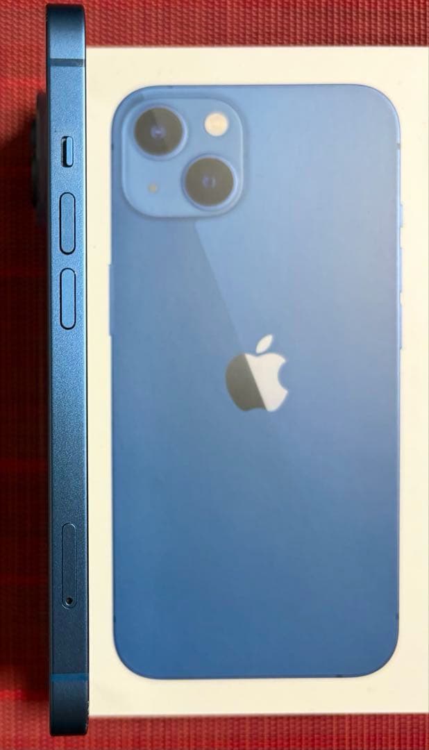 Apple iPhone 13 青色 256GB本体 & ケースなどのおまけ付き