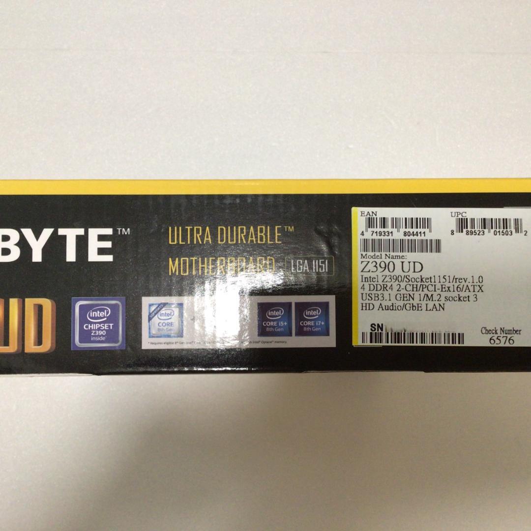 GIGABYTE Z390 UD(rev.1.0) マザーボード