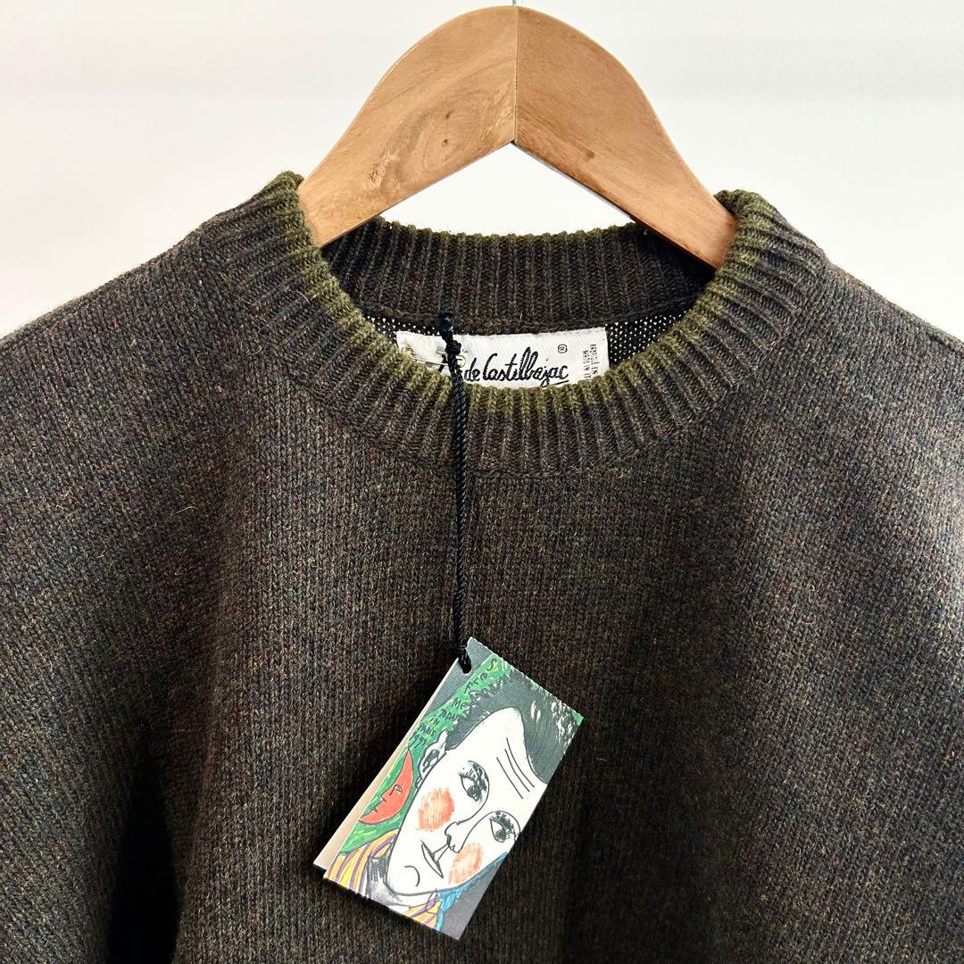 新品　90s CASTELBAJAC カステルバジャック ニットセーター 刺繍