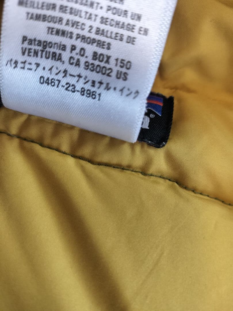 専用です。　　patagonia フード付きダウンジャケット オリーブグリーン