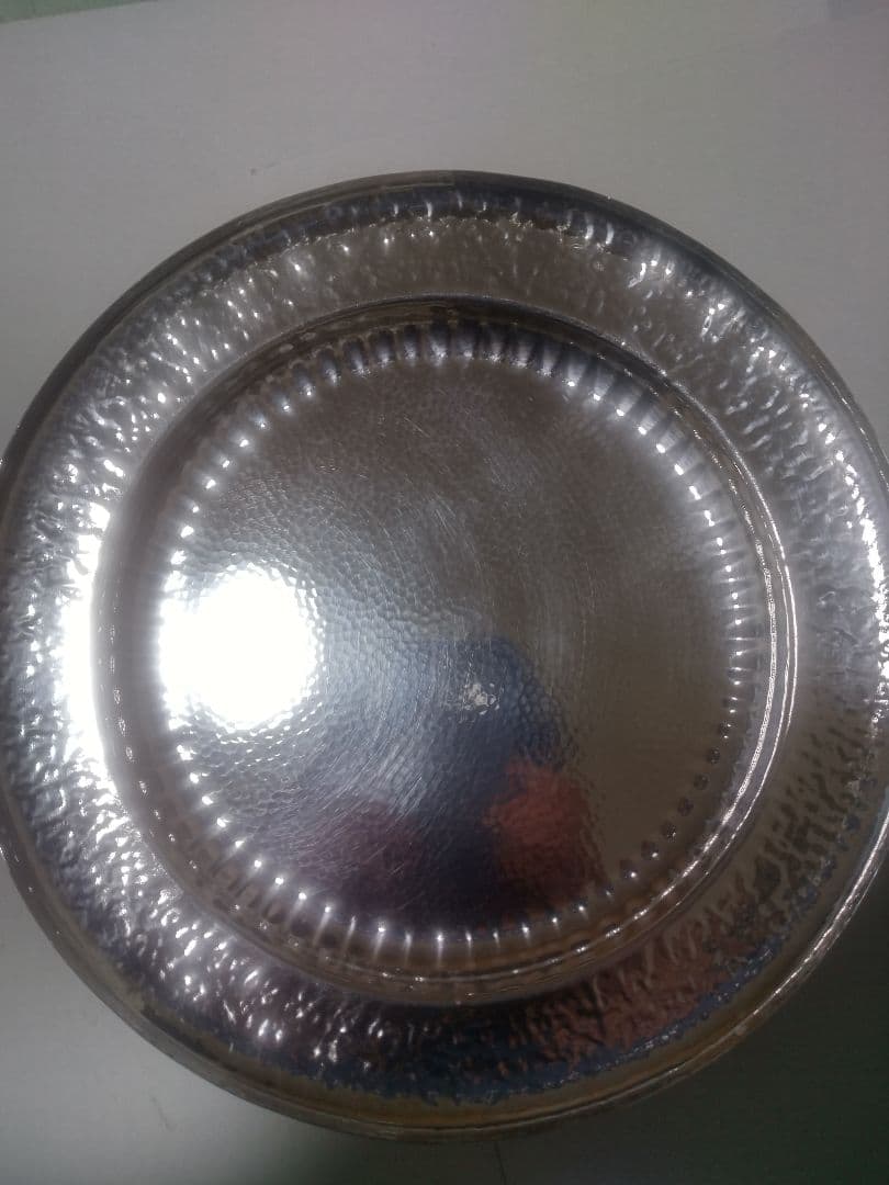 純銀 青梅盆 約228グラム