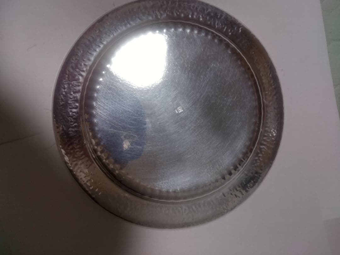 純銀 青梅盆 約228グラム