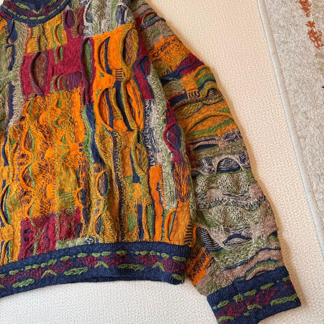 COOGI クージー 3Dニット 総柄 セーター ヴィンテージ