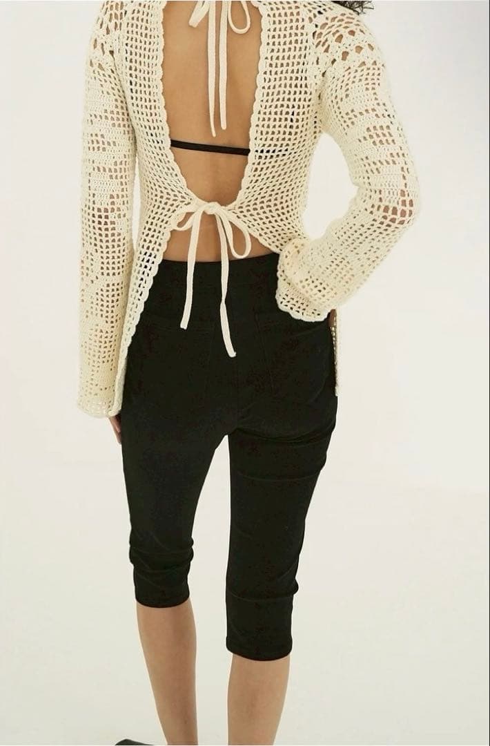 パンツ CLANE CAPRI RIB PANTS