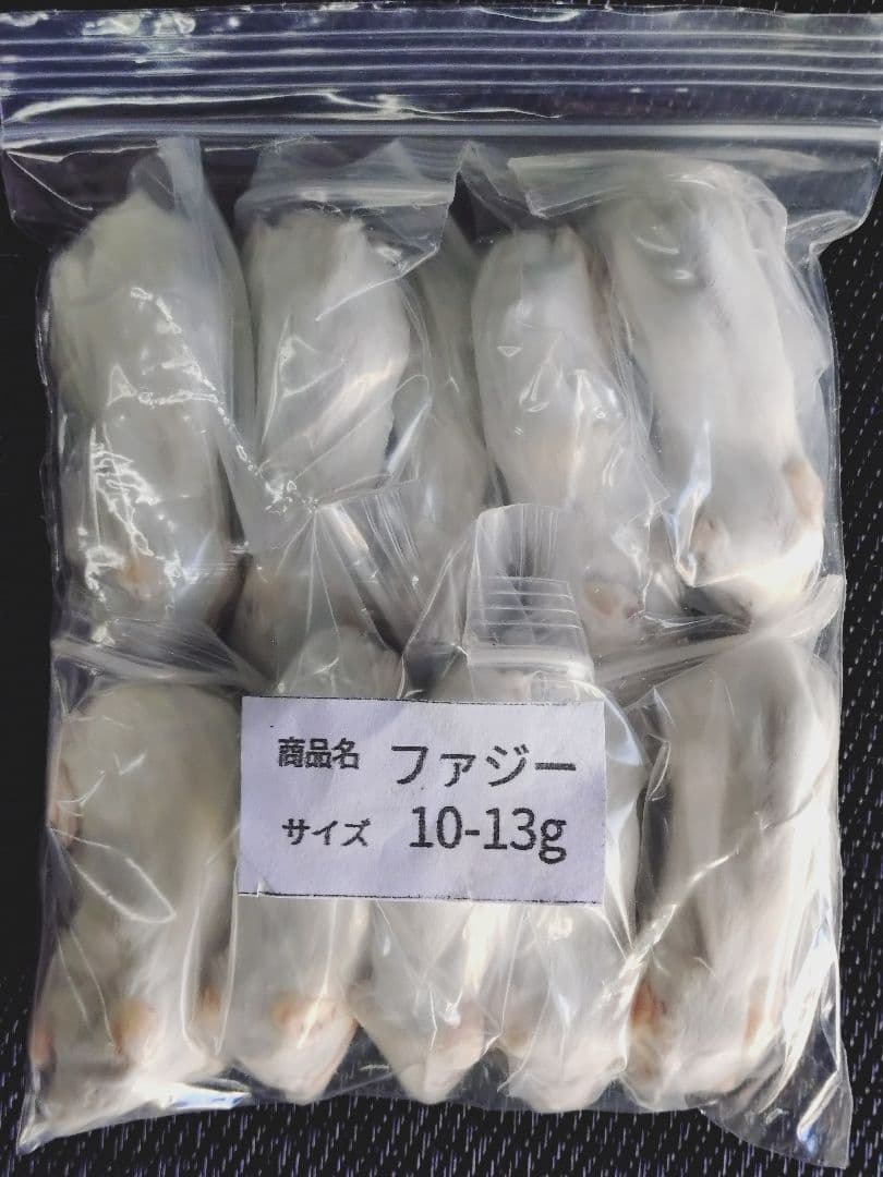 てり　冷凍マウスアダルトM30匹、ファジー30匹