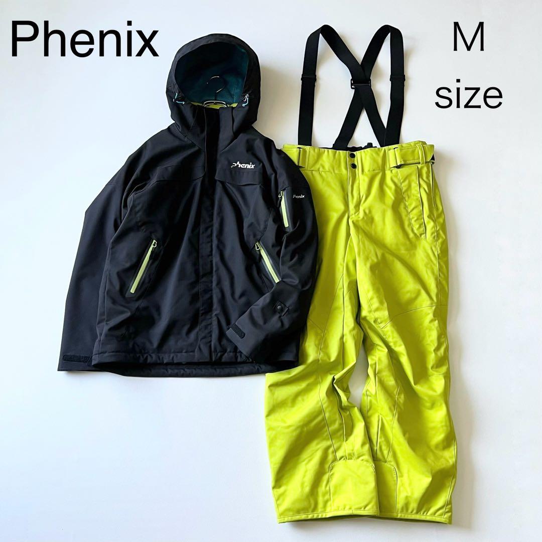 3269【美品】フェニックス　ジャケット パンツ 上下セット 黒　黄　M