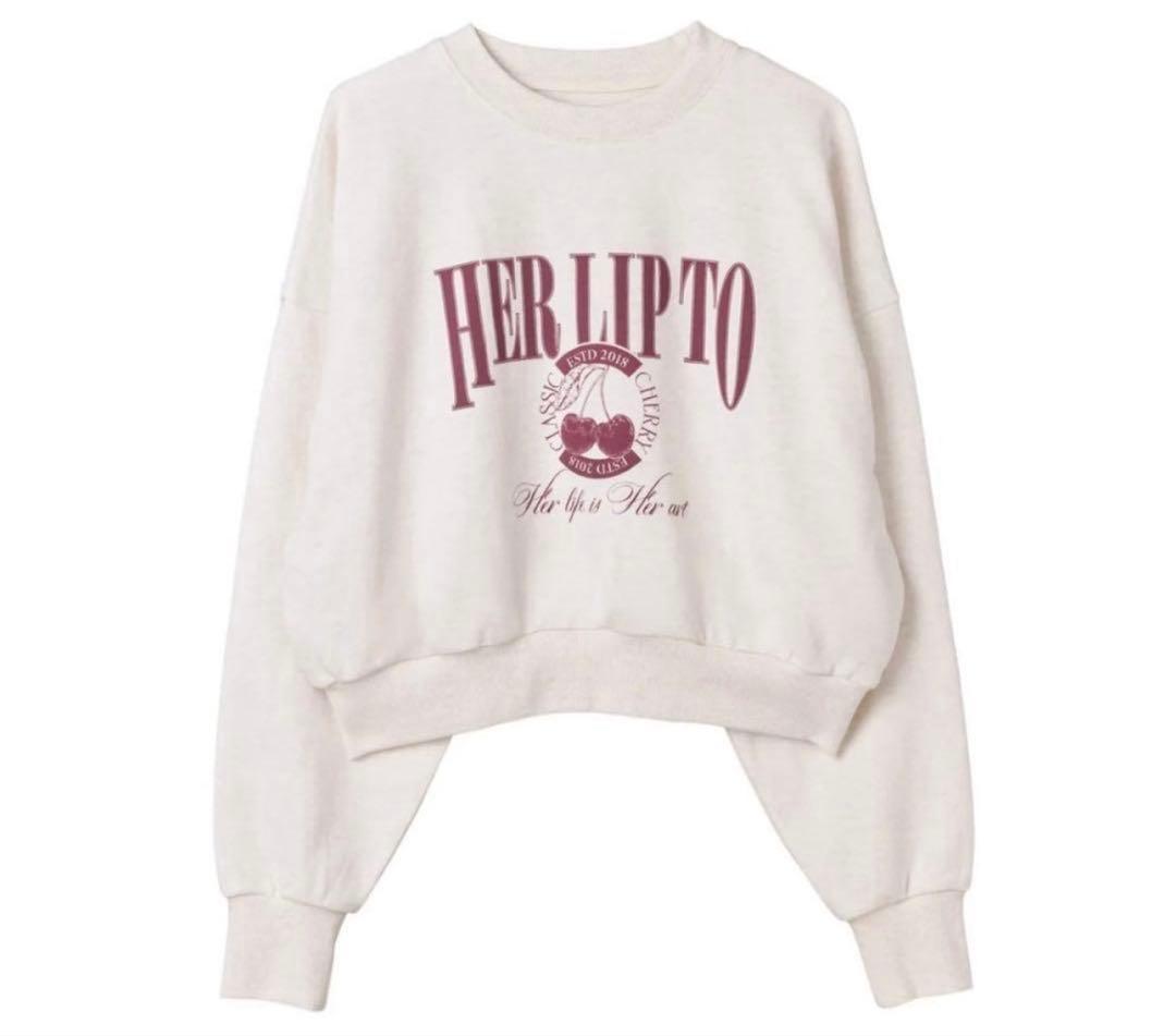 トップス Herlipto Classic Cherry Sweatshirt