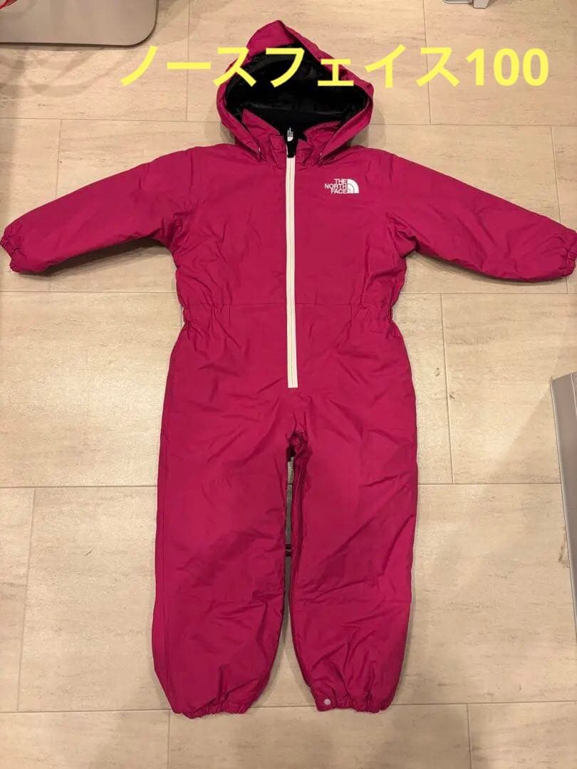 ノースフェイス　子供用スキーウェア　スーツ　100
