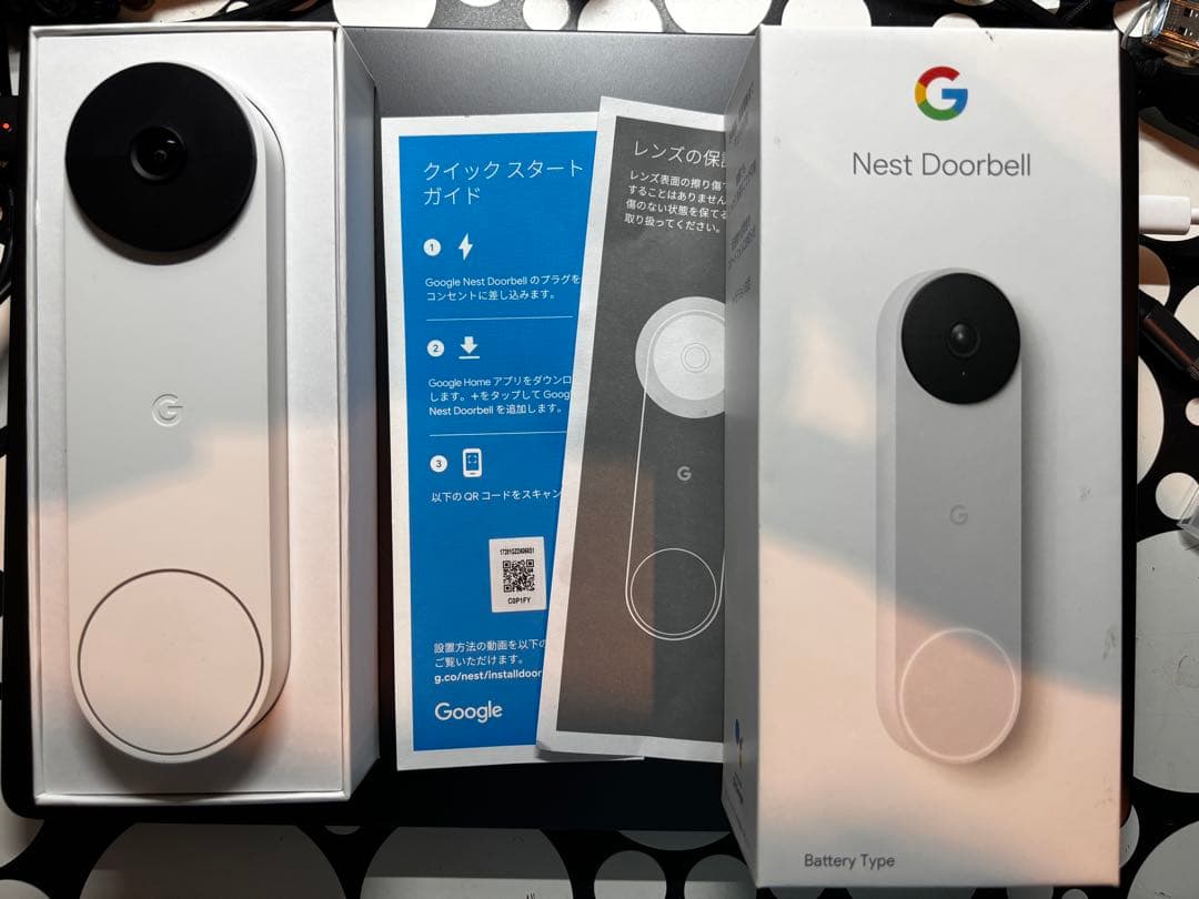 Google Nest Doorbell ＋ 保護カバー＋電源アダプター
