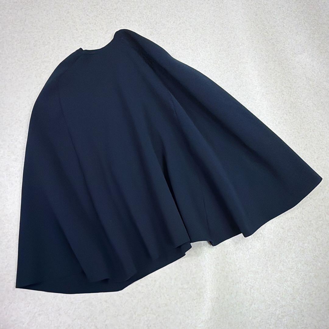 UNITED ARROWS ケープ カーディガン ネイビー　金ボタン　タキマキ