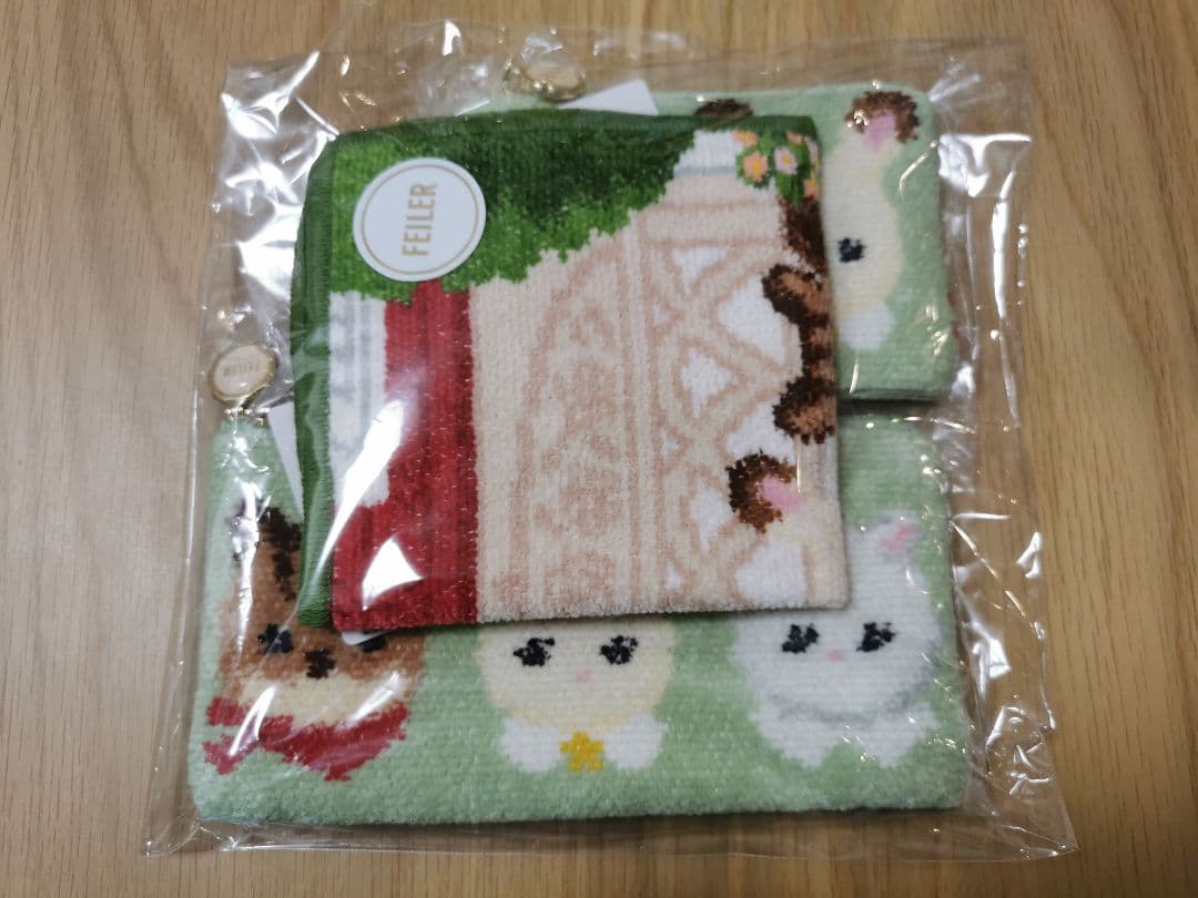 新品未開封☆フェイラー★シルバニア ハンカチ ポーチ2種