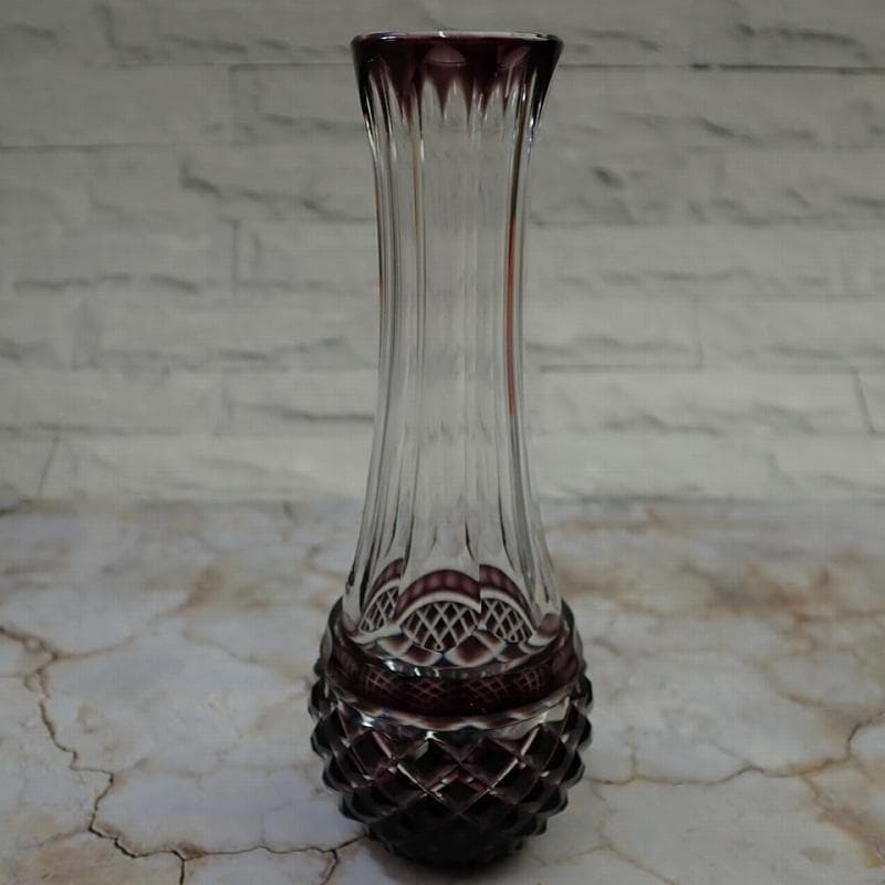 Tony_mam 様RU-6020　創作　島津　薩摩切子　色被せガラス