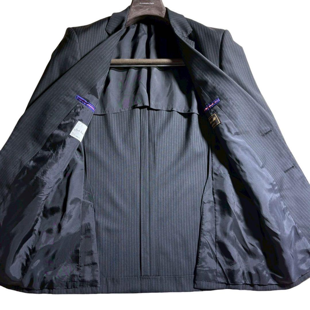 ポールスミス×ロロピアーナ 3ピース スーツ ストライプ SOHO FIT M