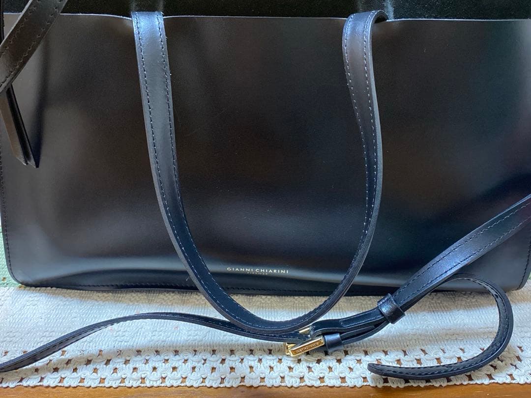 gianni chiarini 2way ビジネスバッグ レザー